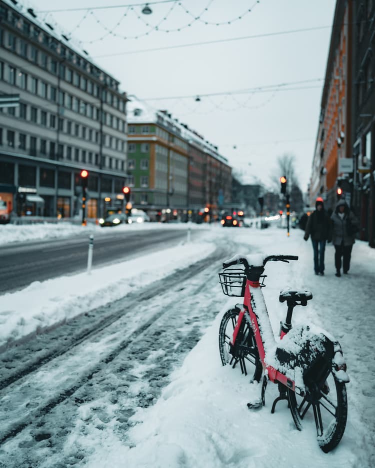 Sveavagen Stockholm Cycle